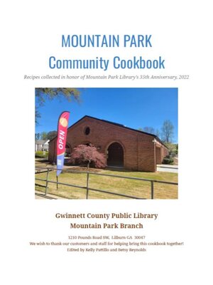 cover image of Mountain Park Community Cookbook